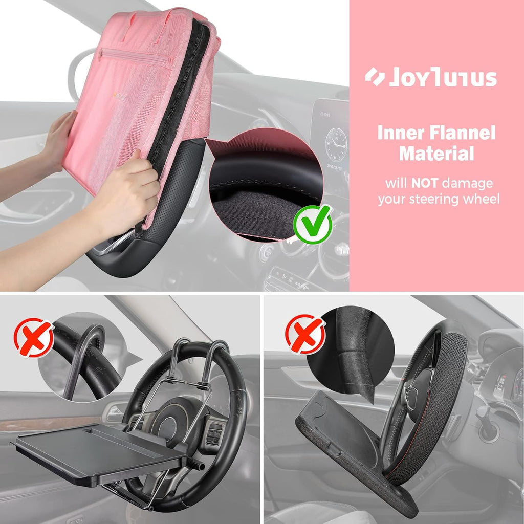 3 in 1 Steering Wheel Eating Tray & Multifunctional Car Office Bag