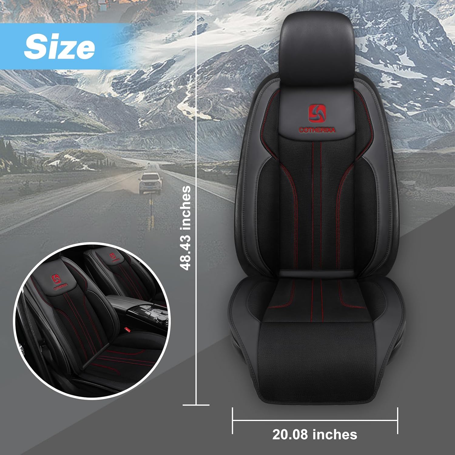 12V Cooling Car Seat Cushion Front Seat