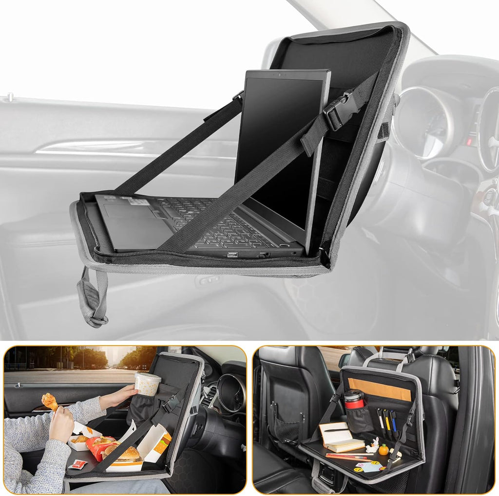 3 in 1 Steering Wheel Eating Tray & Multifunctional Car Office Bag