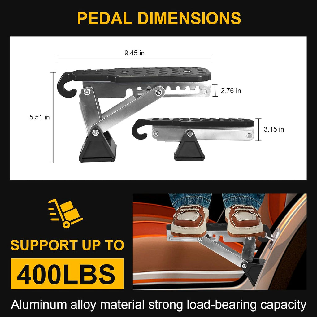 Universal Foldable Car Door Step For SUV and Truck