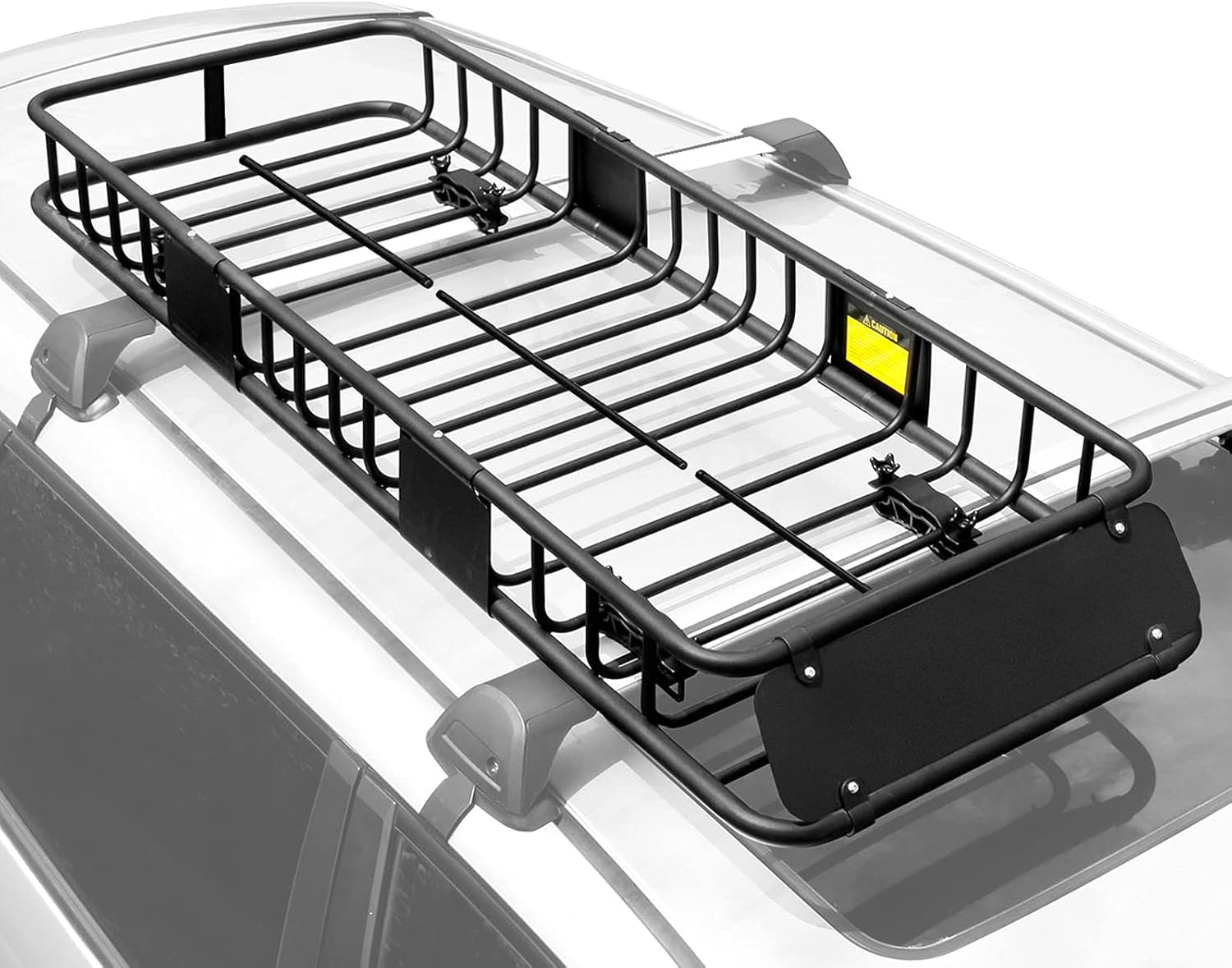 Black Car Skinny Roof Rack  For Traveling