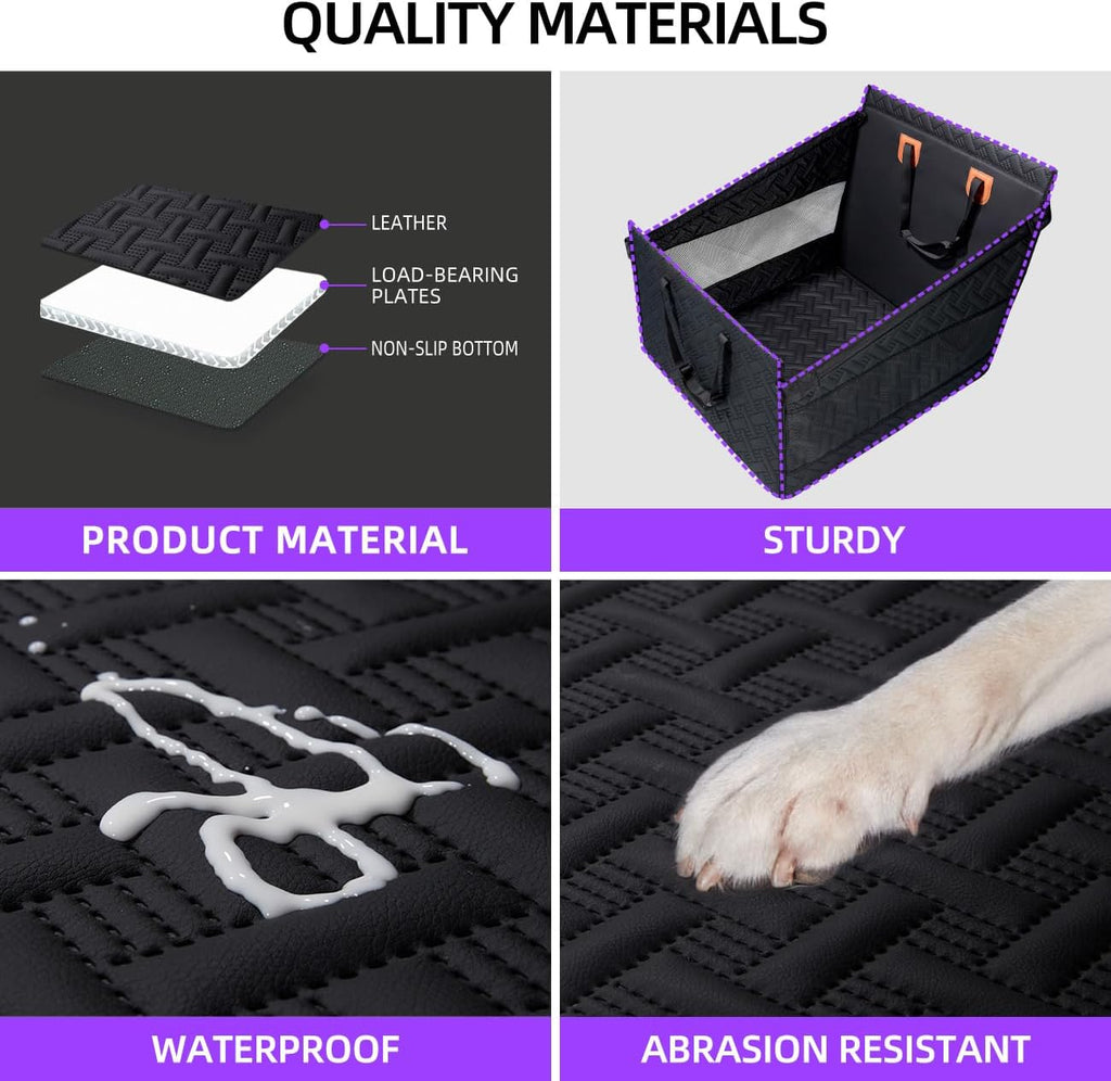 Dog Car Seat for Medium/Large Dogs, Back Seat Extender & Hammock, Waterproof Pet Car Bed Mattress For Car SUV Truck, Easy to Clean & Non-Slip