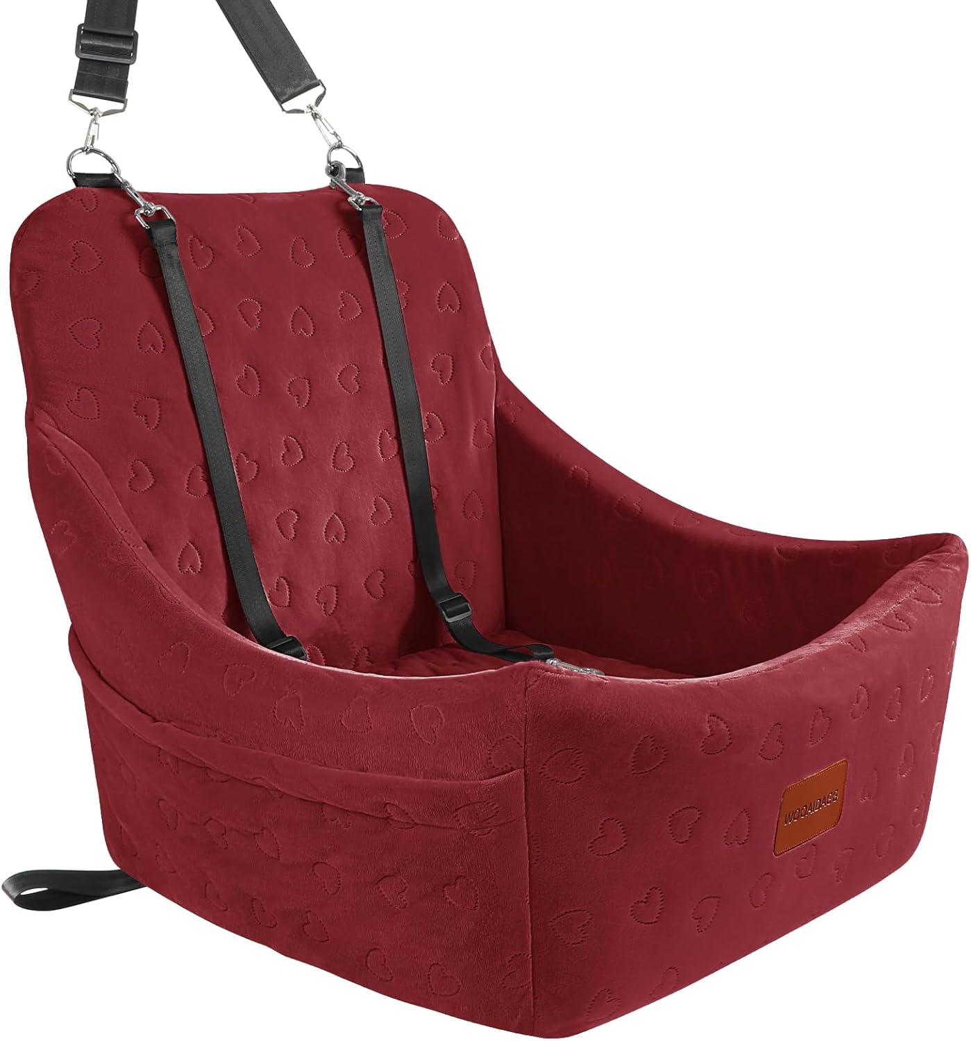 Red Dog Car Seat for Medium Sized Dog Fit Cadillace Escalade