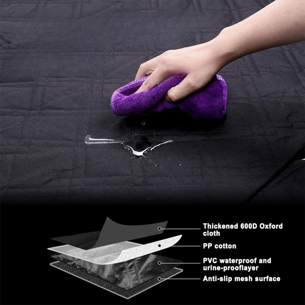 Waterproof Dog Rear Seat Protector Cover For Tesla Cybertruck