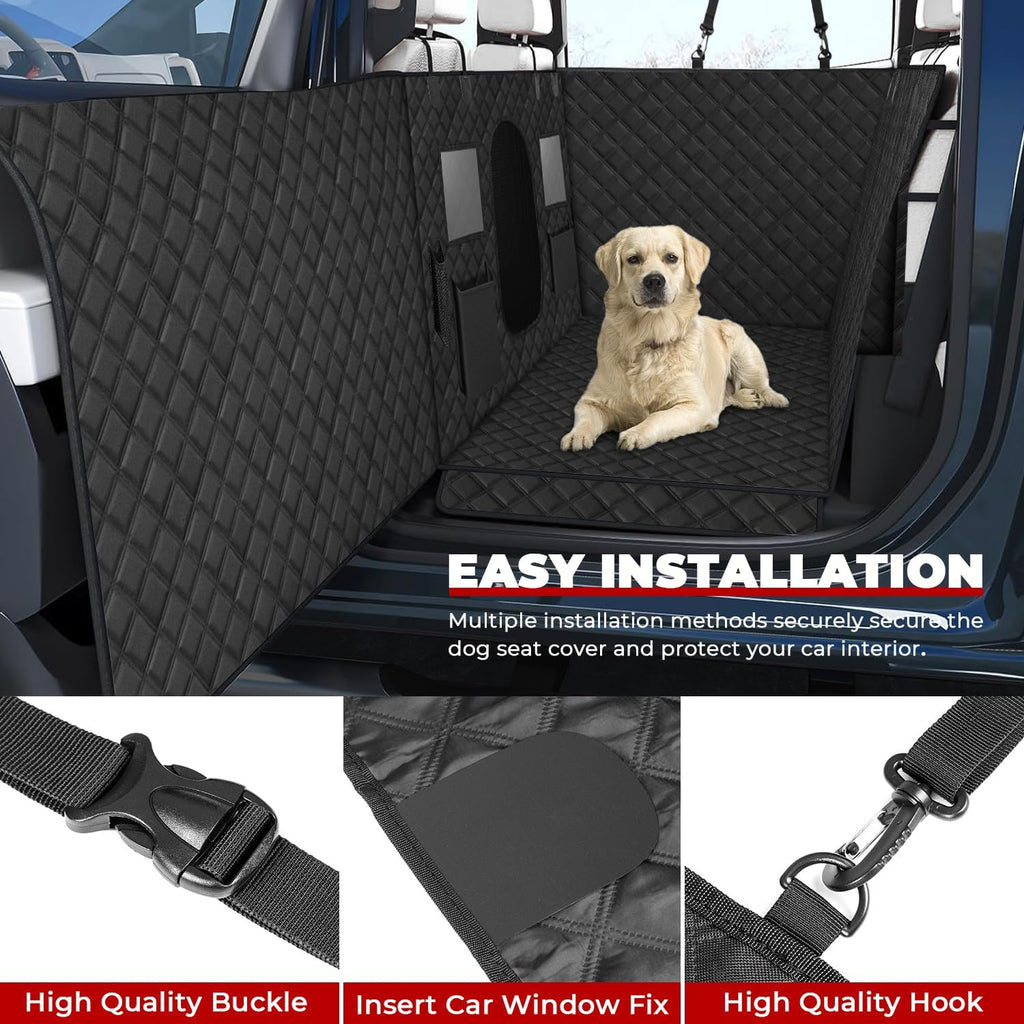 Dogs Hammock Pet Truck Back Seat Cover for Truck Back Seat Floor