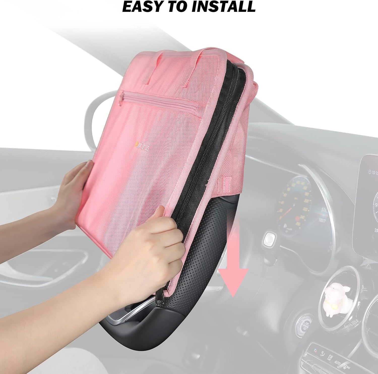 3 in 1 Steering Wheel Eating Tray & Multifunctional Car Office Bag
