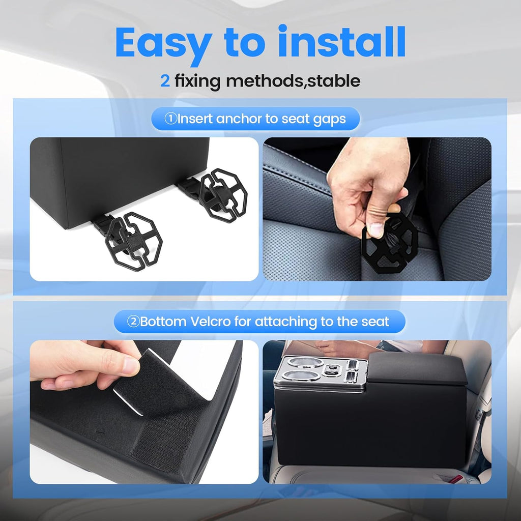 Rear Center Console For Car Minivan Van Truck