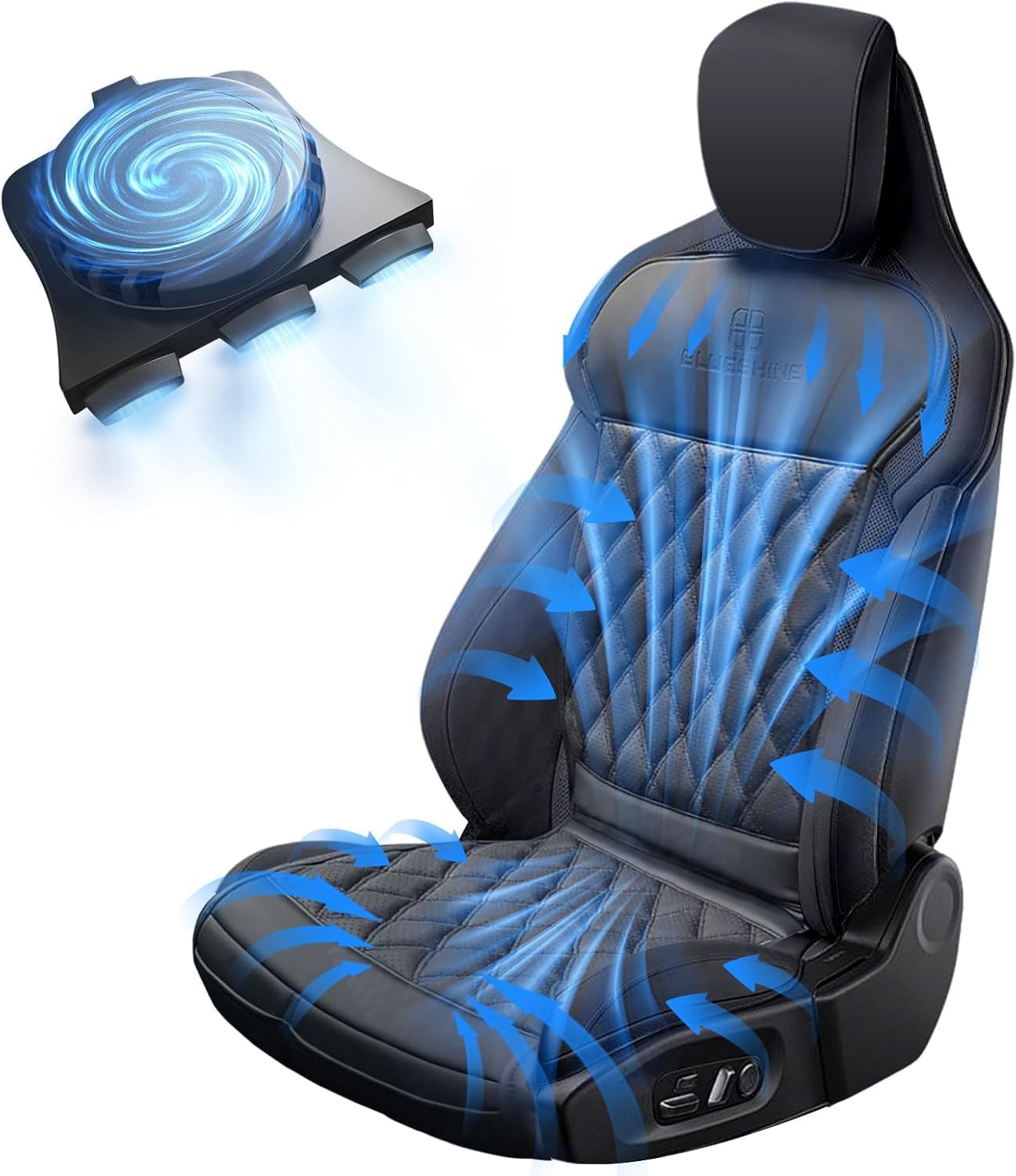 12V Air Suction Cooling Car Seat Cover Front Seat For Car SUV Truck