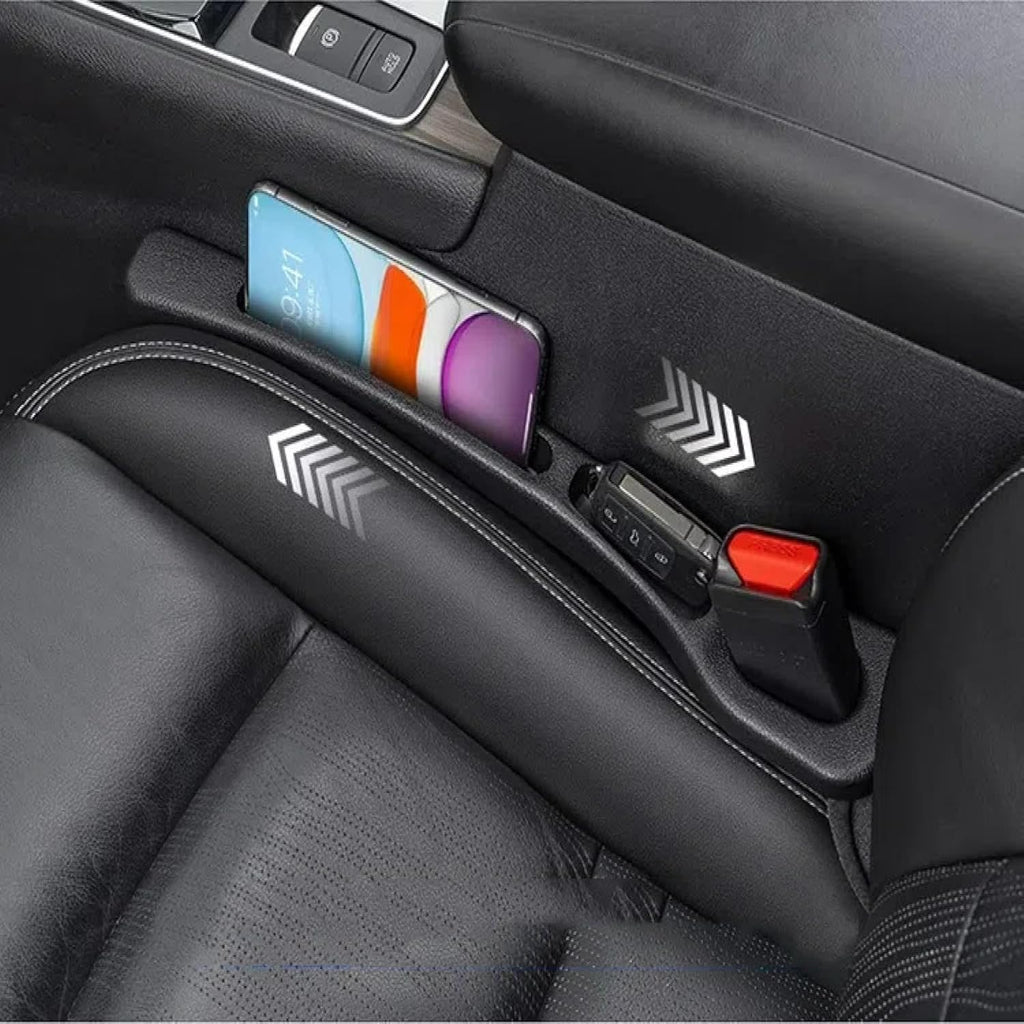 Eptchn Car Seats Gap Filler Dual with Belt Slot
