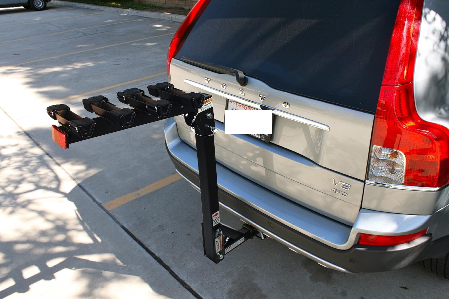 Hitch Mount Bike Rack - 4-Bike Rack, Black for Cars, Trucks, SUVs, and Minivans