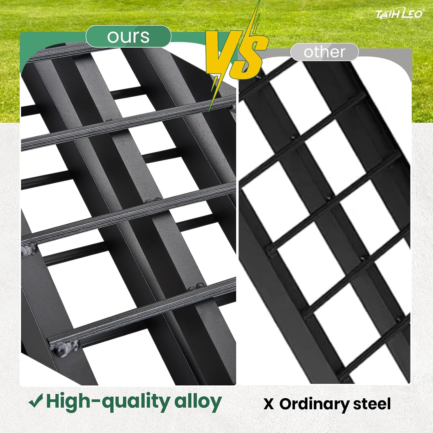 10ft Motorcycle Ramp - 600lb Capacity - Portable Loading Ramp for Motorcycles, Dirt Bikes, Bicycles - 120"x11.6" Black Ramp