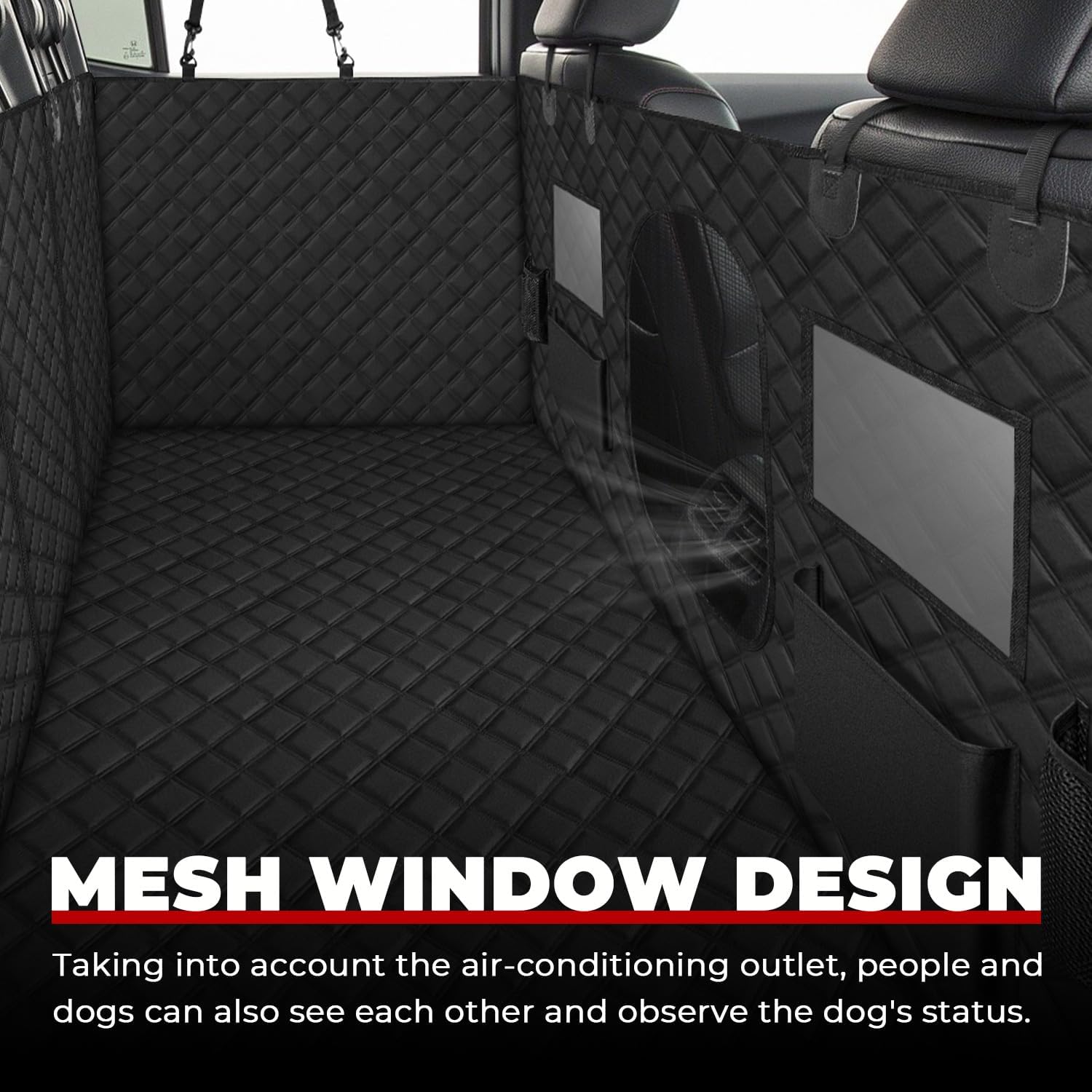 Dogs Hammock Pet Truck Back Seat Cover for Truck Back Seat Floor