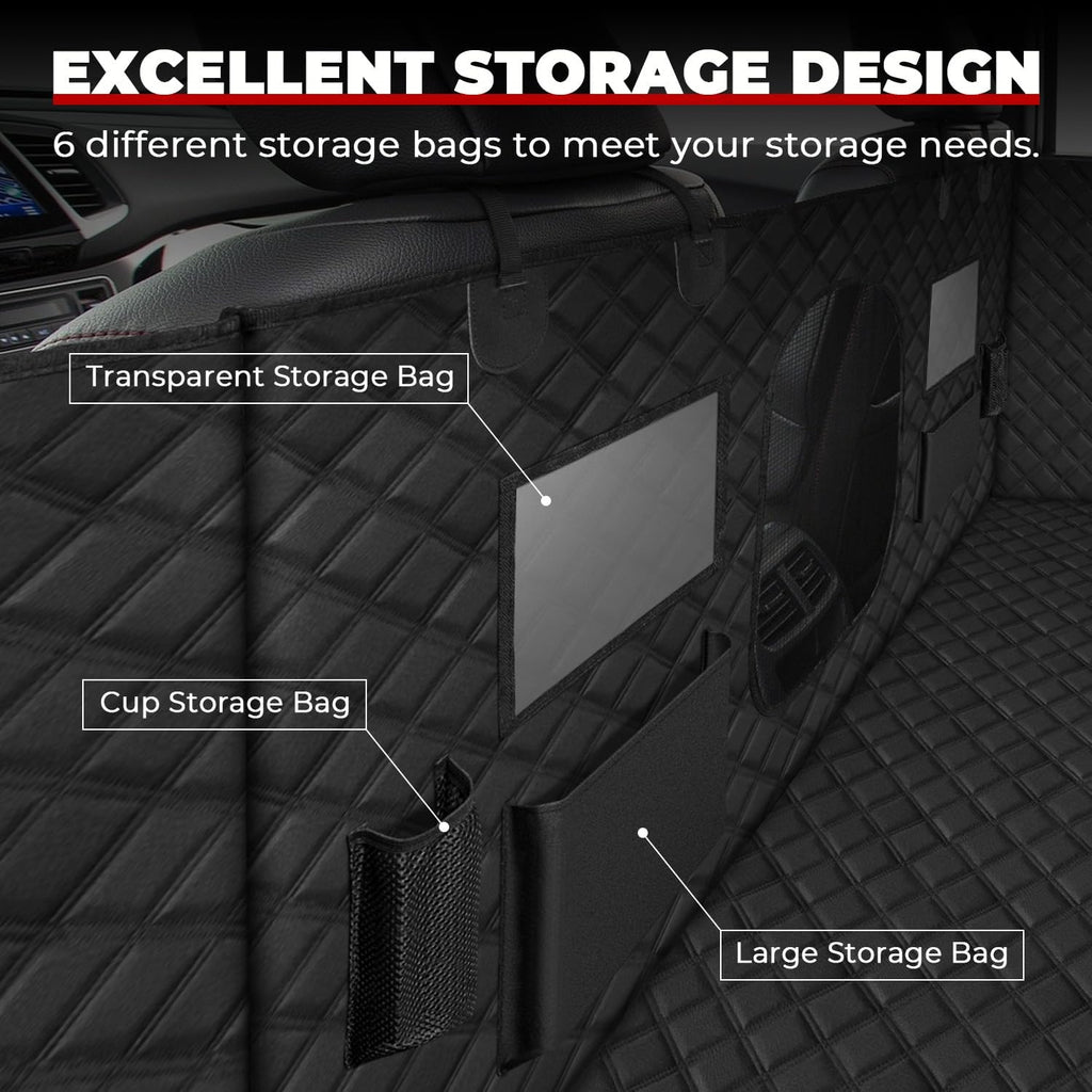 Dogs Hammock Pet Truck Back Seat Cover for Truck Back Seat Floor