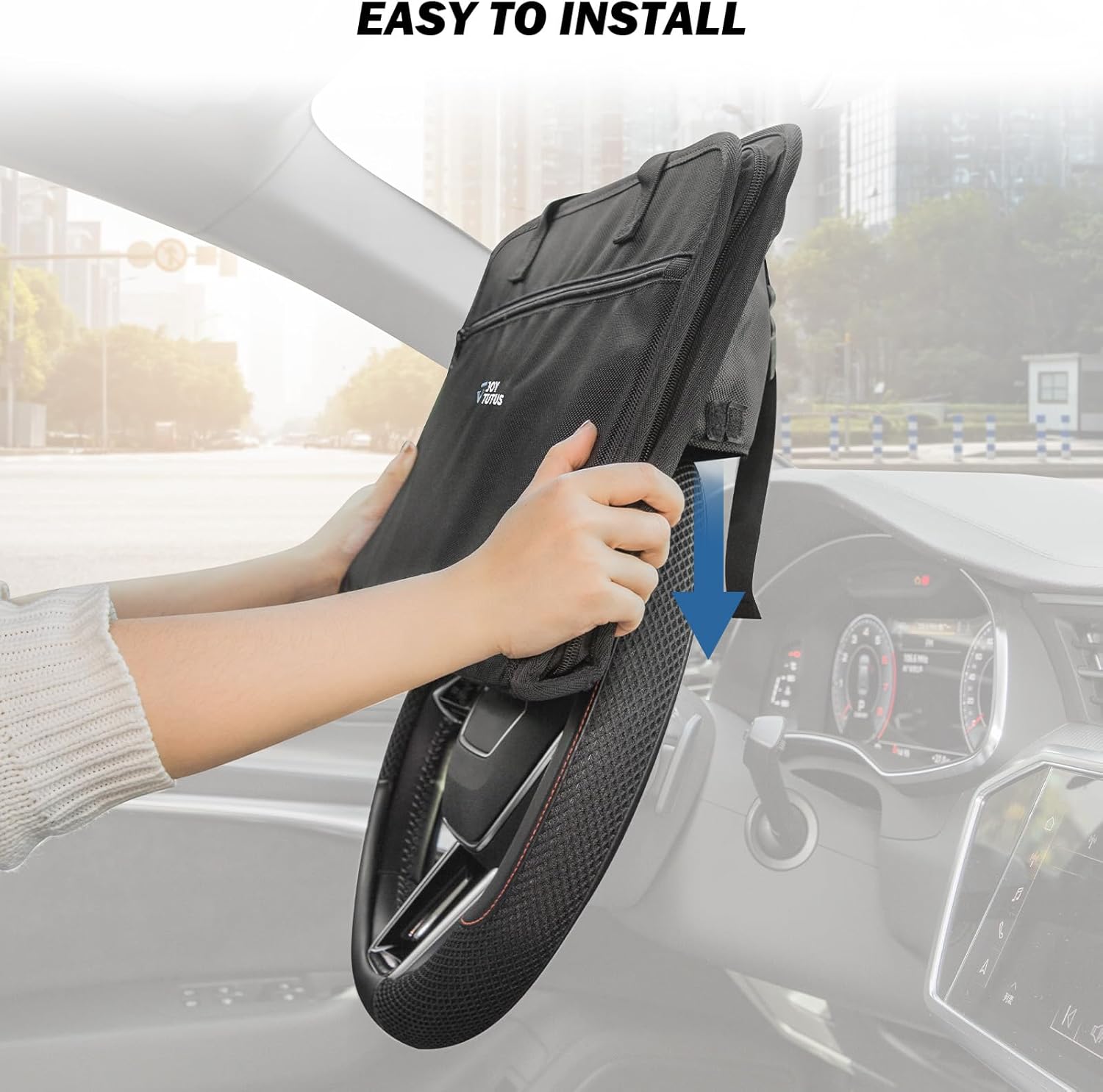 3 in 1 Steering Wheel Eating Tray & Multifunctional Car Office Bag