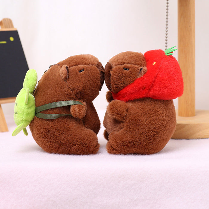 Capybara Keychain Pendant Plush Ornaments