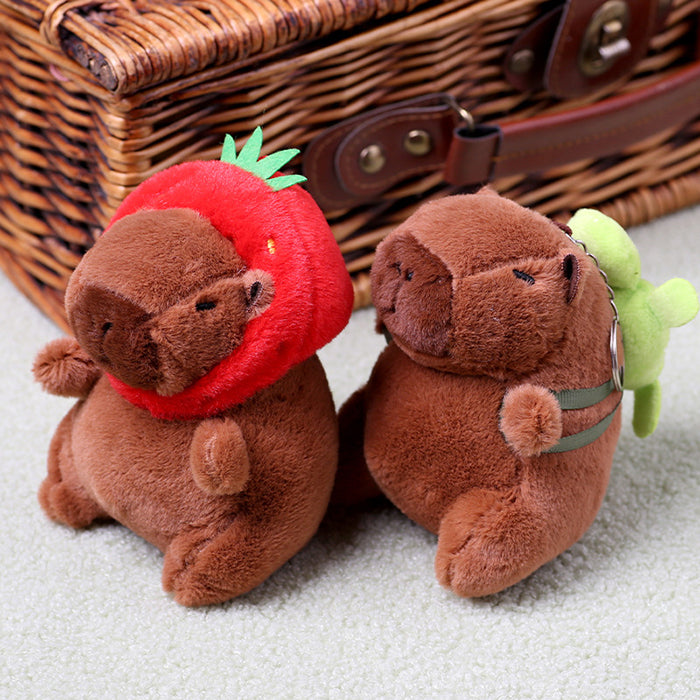 Capybara Keychain Pendant Plush Ornaments
