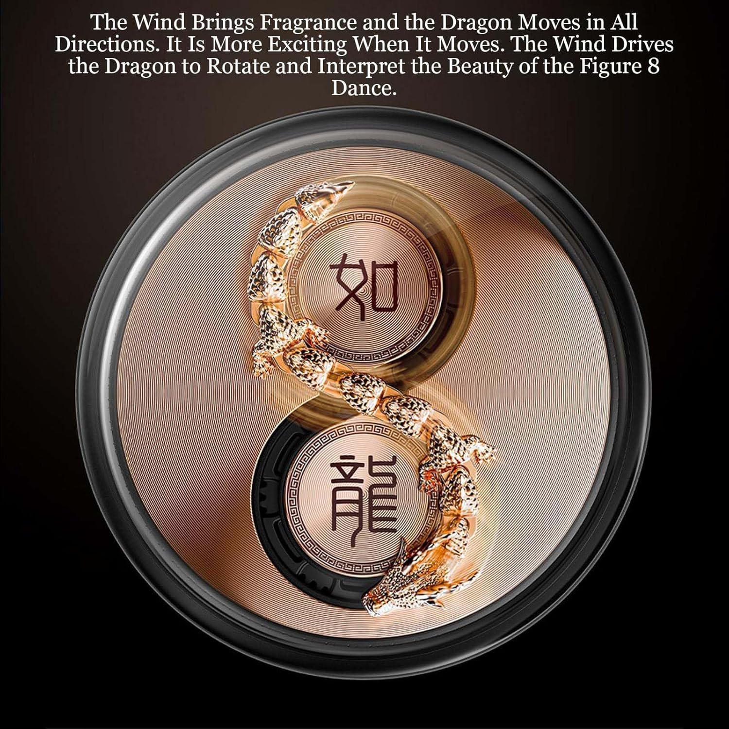 Dragon Car Wind-Powered Rotation Air Freshener Diffuser