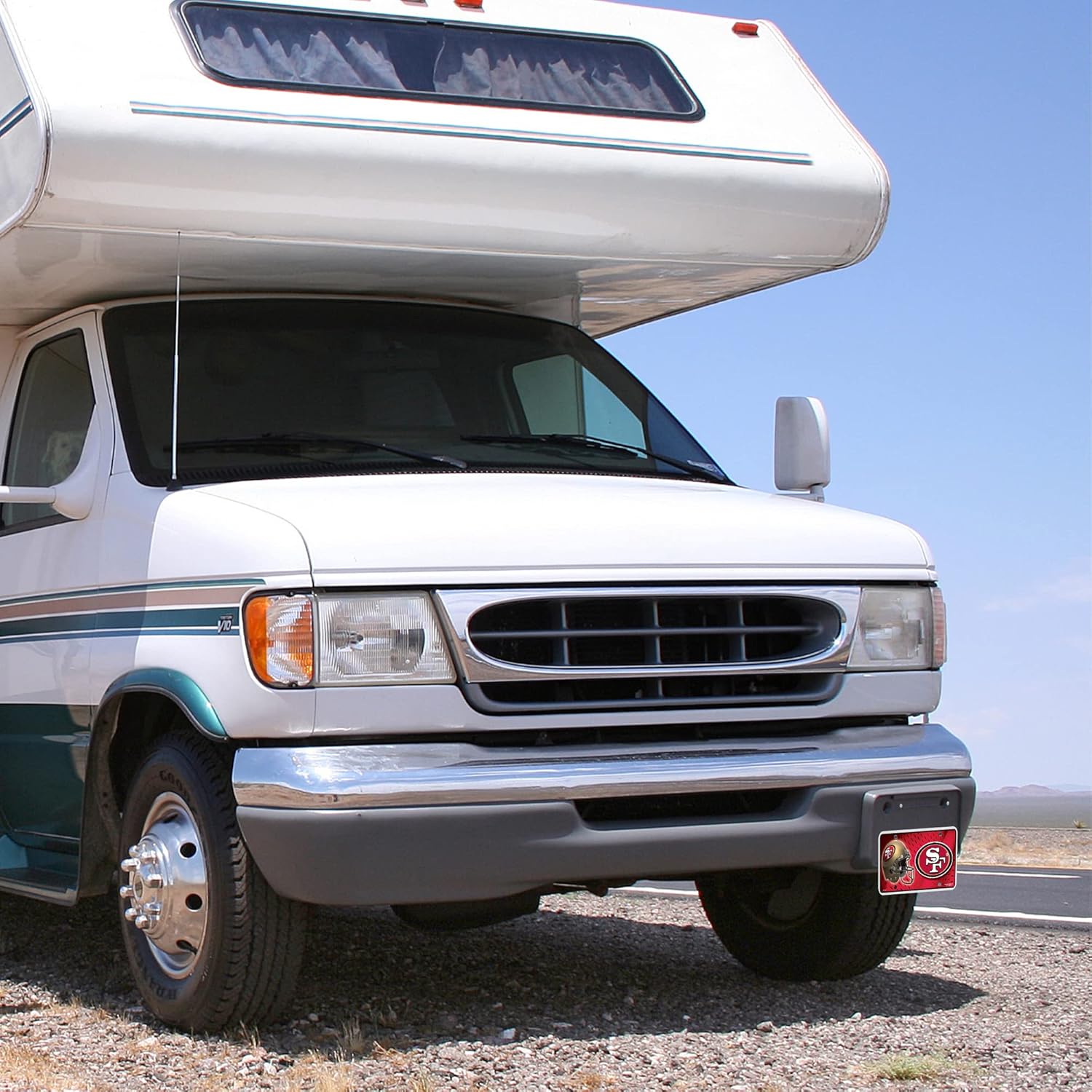 NFL Football USA Metal Auto Tag 6" x 12" - Great For Truck/Car/SUV