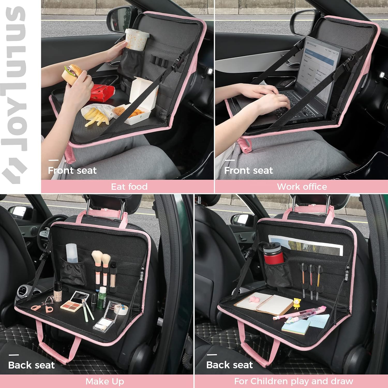 3 in 1 Steering Wheel Eating Tray & Multifunctional Car Office Bag