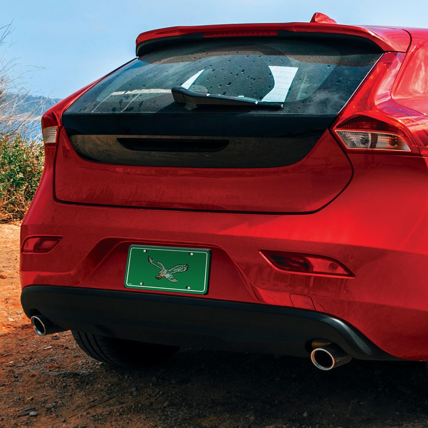 NFL Football Modern Retro Metal Auto Tag 6" x 12" - Great for Truck/Car/SUV