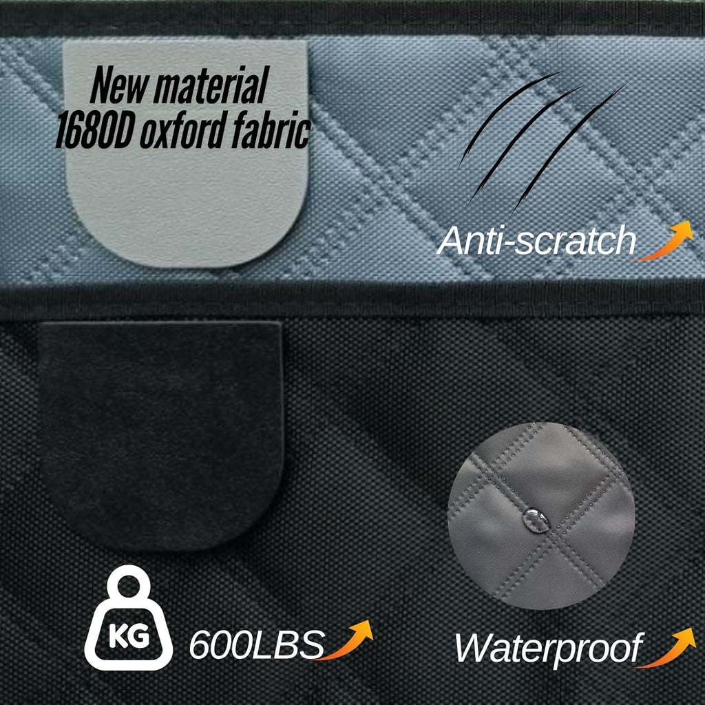 Back Seat Extender for Dogs With Hard Bottom-Upgraded Anti-Scratch For Car&SUV&Truck