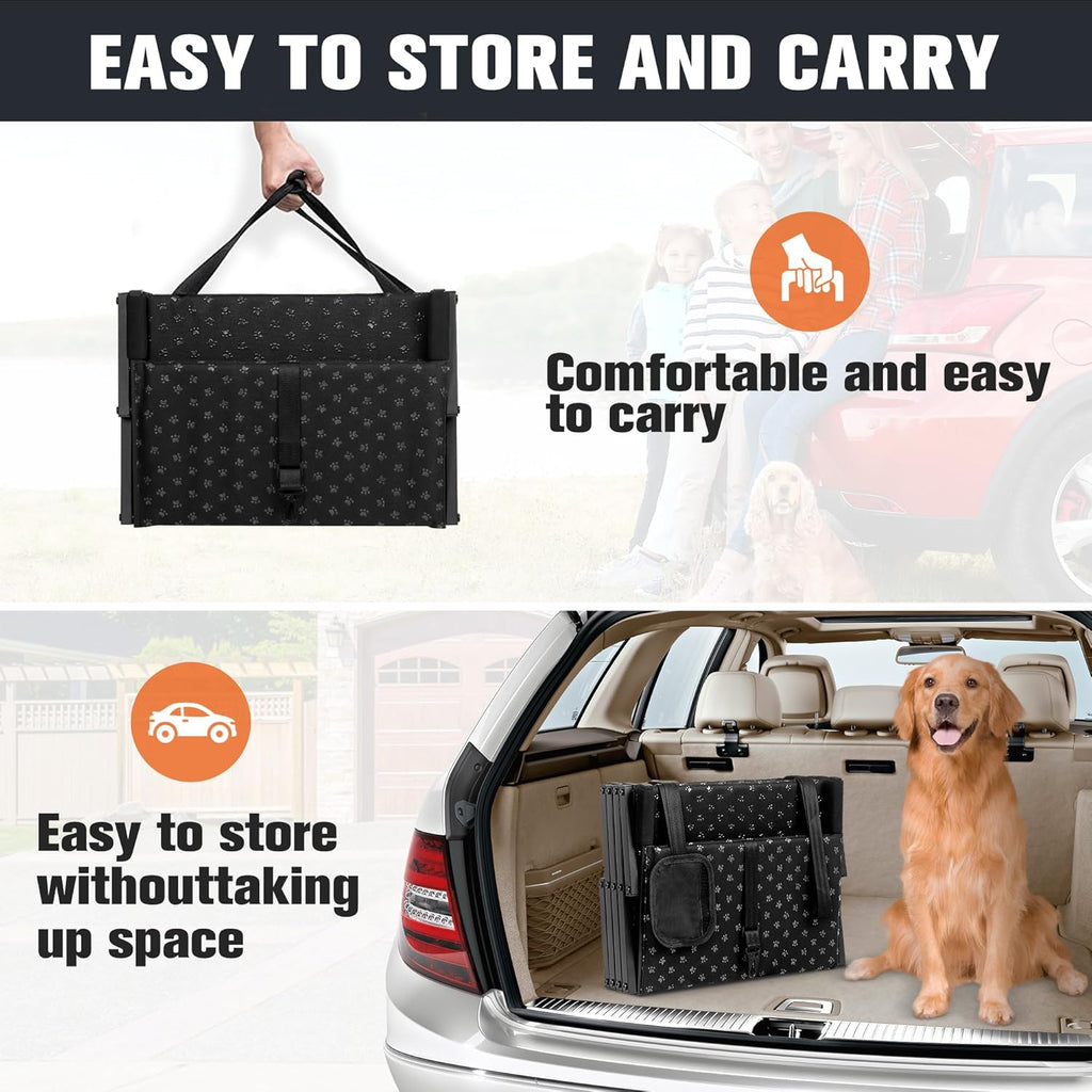 Foldable Dog Stairs For Cars and SUV, Truck