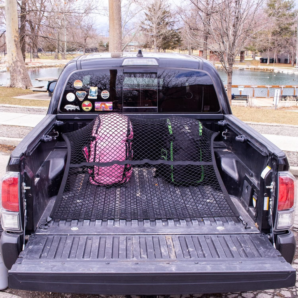Simple Truck Bed Cargo Mesh Organizer Suitable for Daily Light Loads of Trucks