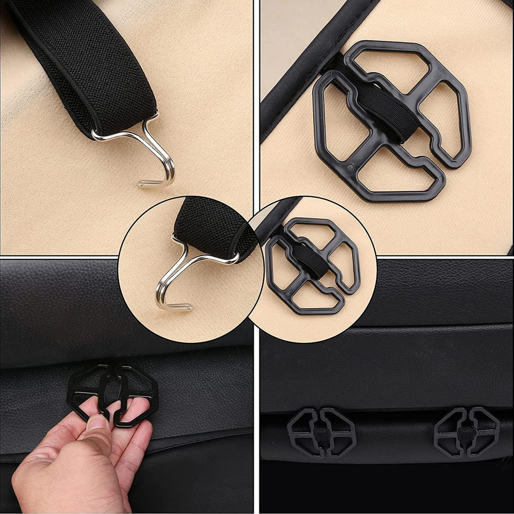 Waterproof Nappa Leather Carseat Cover Universal Fit for Most Cars