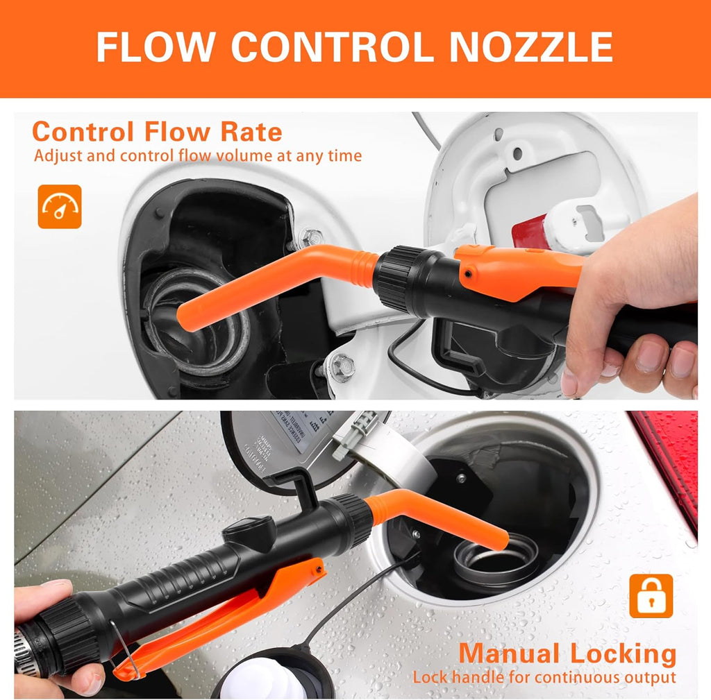 Portable Power Battery Pump Universal Fit for Gasoline, Car