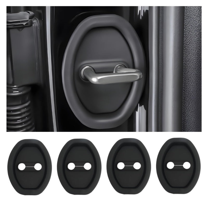 Eptchn Universal Silicone Car Door Latch Covers Protector (4 PACK)