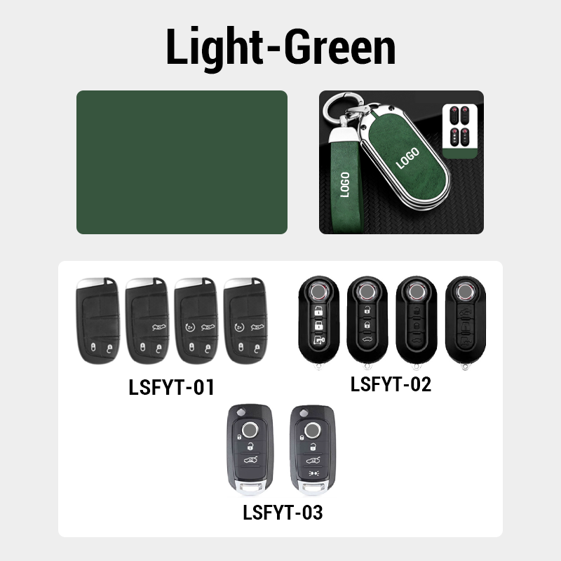 【For Fiat】 Leather Keychain