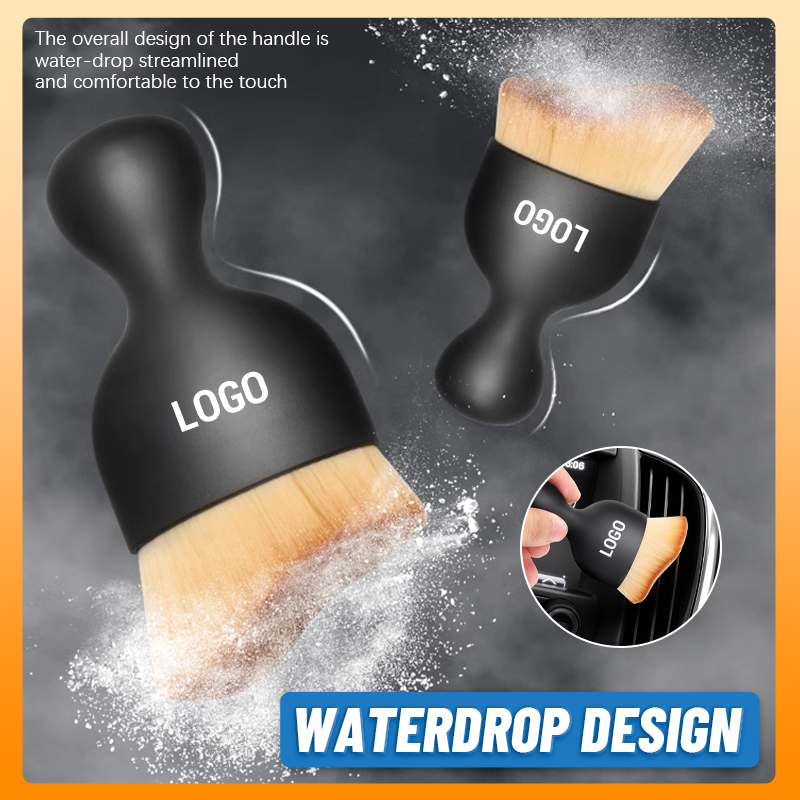 Woyuosn Soft Bristles Interior Duster – Dual Use for Wet & Dry Cleaning