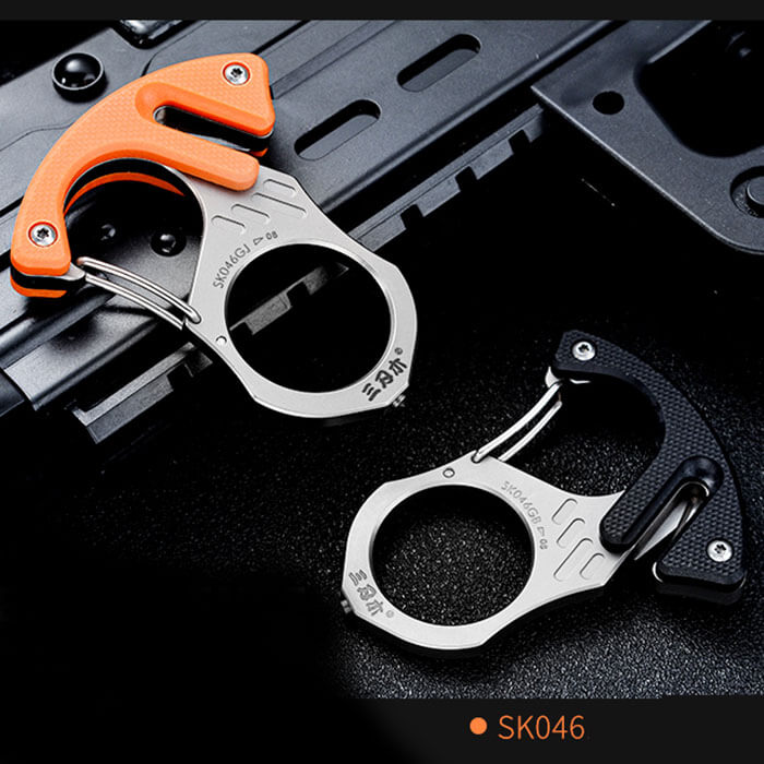 Car Window Breaker & Seatbelt Cutter Keychain