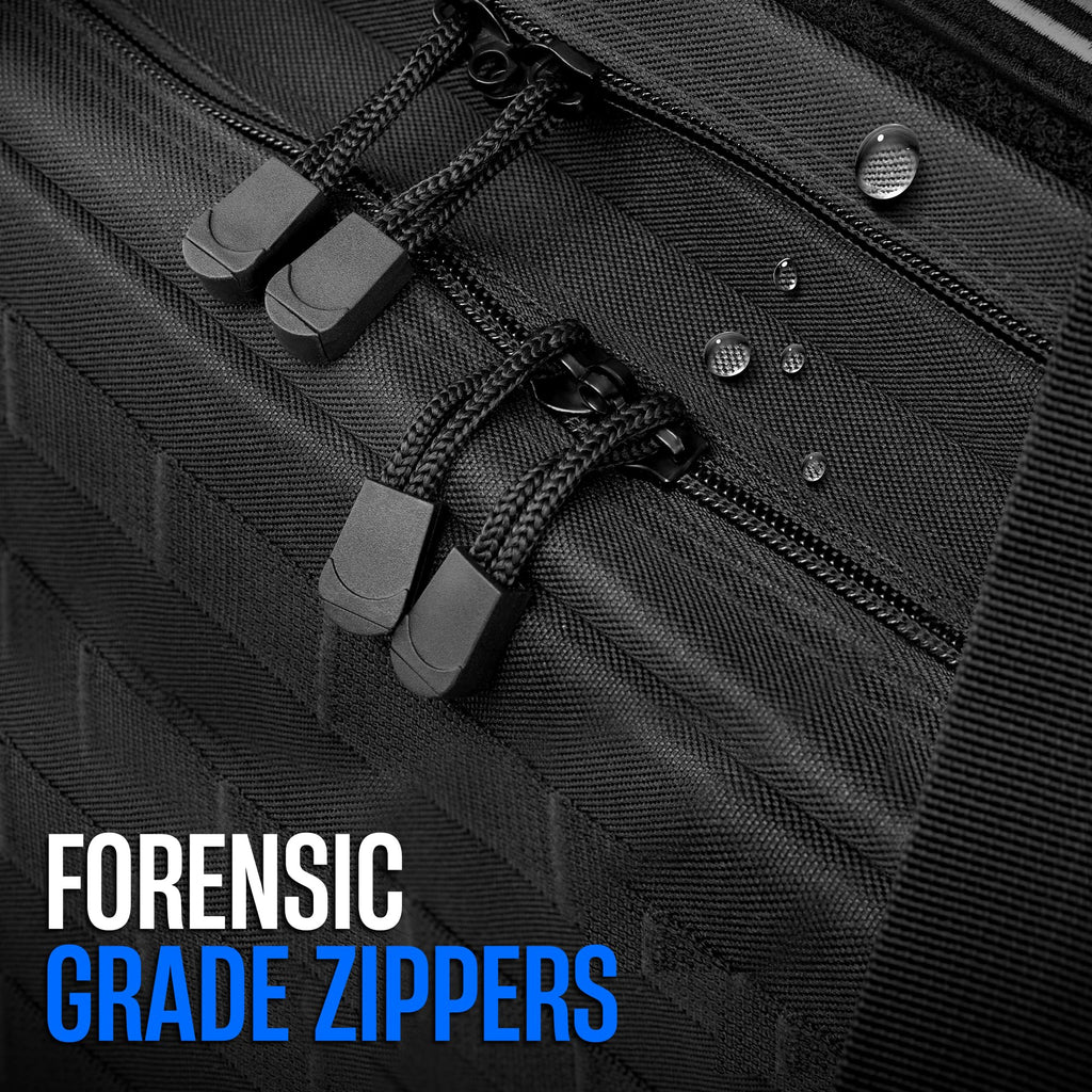 Patrol Bag Used By Law Enforcement Police Gear and Military Grade - Water Resistant Police Officer Duty Bag - Heavy Duty Car Front Seat Organizer with Multiple Storage Space