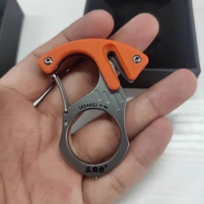 Car Window Breaker & Seatbelt Cutter Keychain