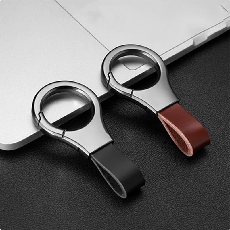Metal & Leather Keychain Clips