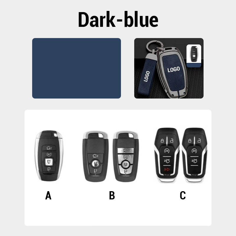 【For Lincoln】 - Genuine Leather Key Cover