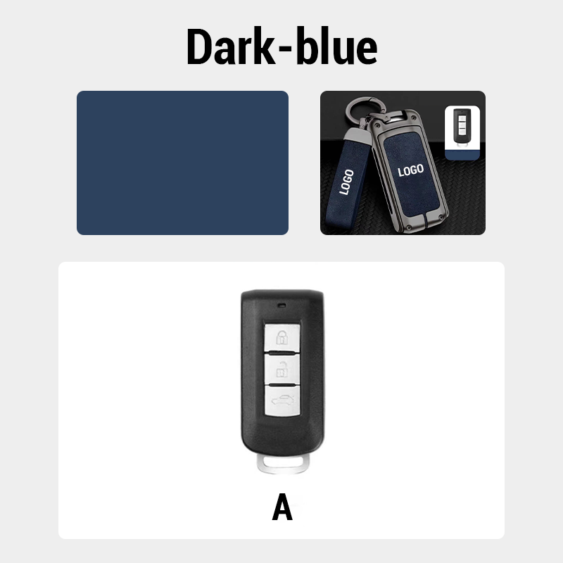 【For Mitsubishi】Leather Keychain