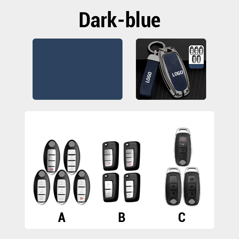 【For Nissan】 – Key Cover made of Genuine Leather