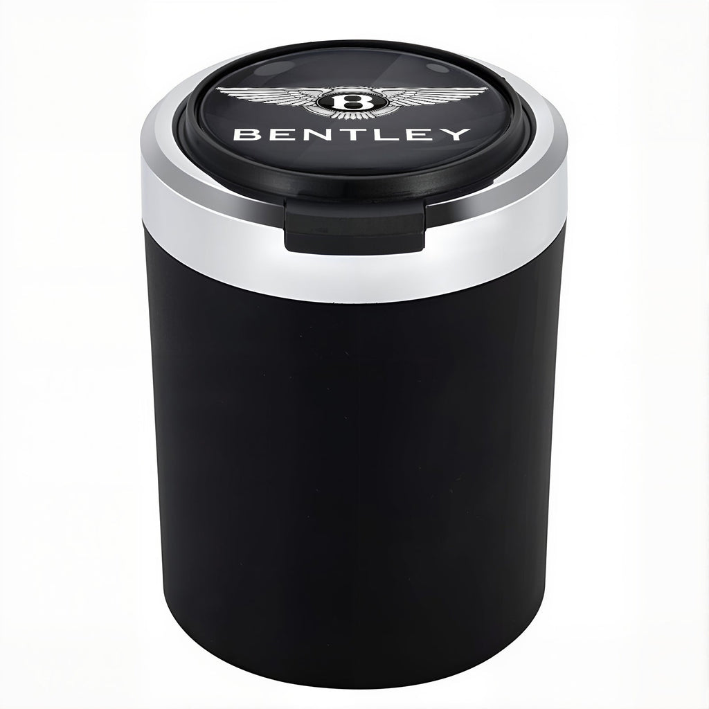 Smokeless Stainless Steel LED Car Cupholder Ashtray with Lid