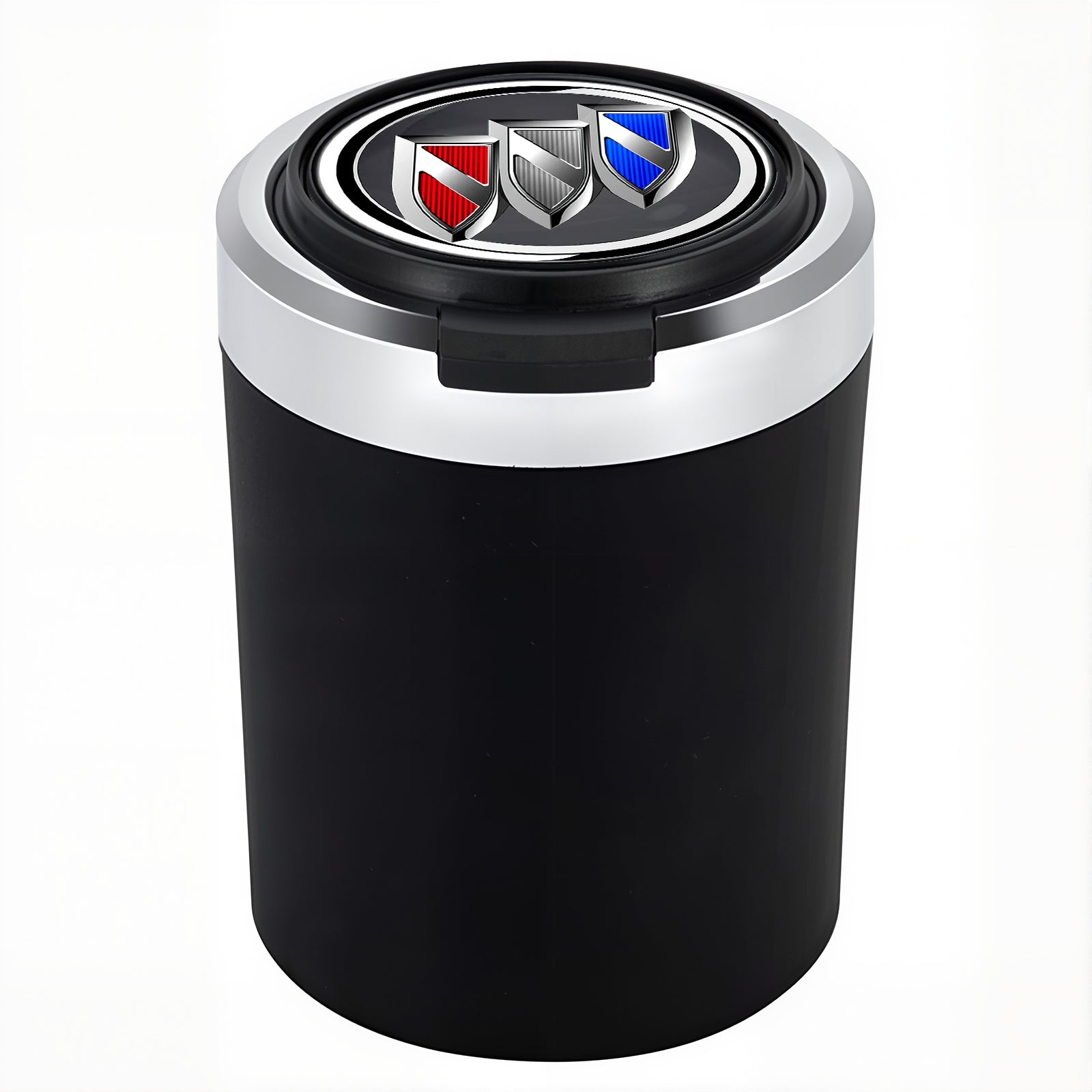 Smokeless Stainless Steel LED Car Cupholder Ashtray with Lid