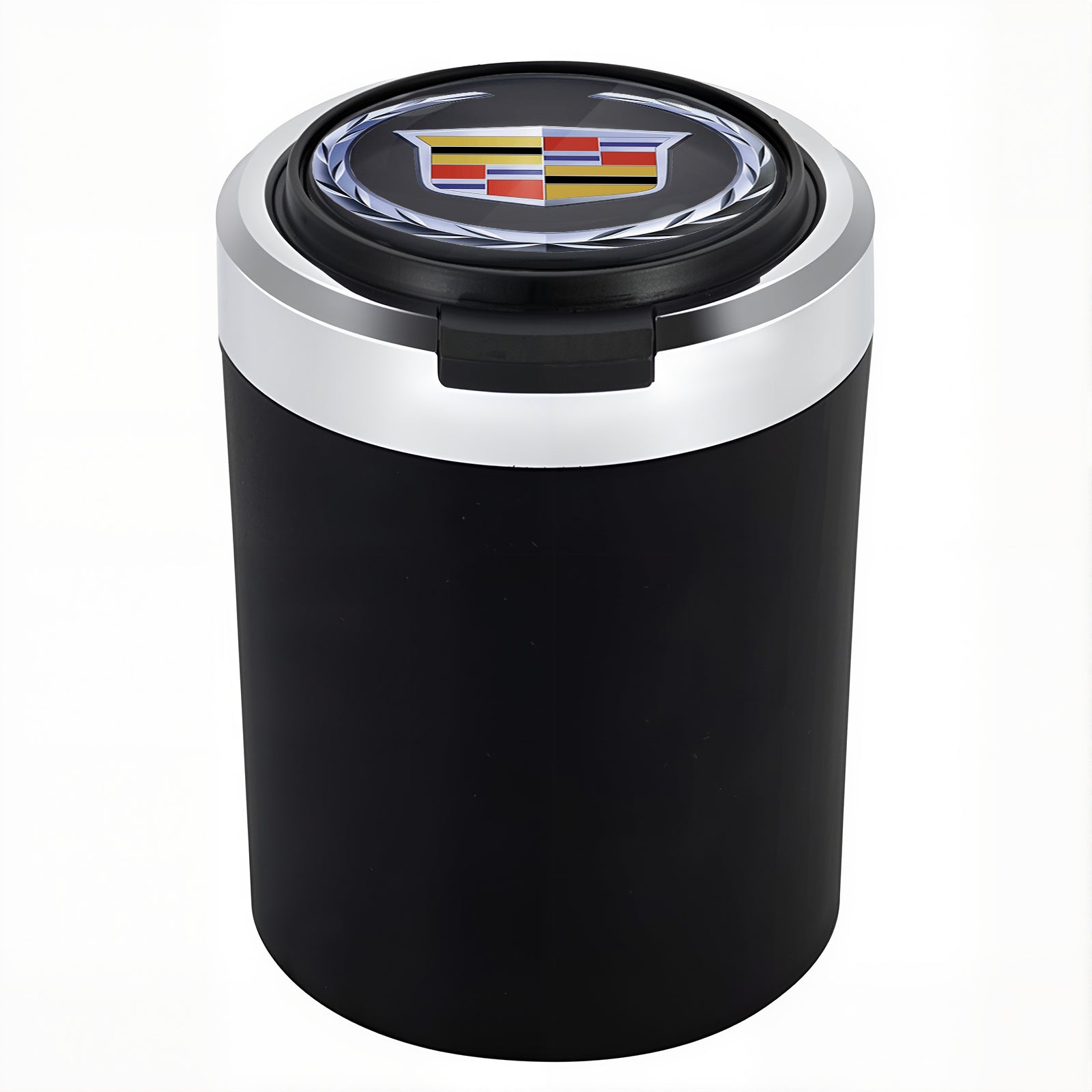 Smokeless Stainless Steel LED Car Cupholder Ashtray with Lid