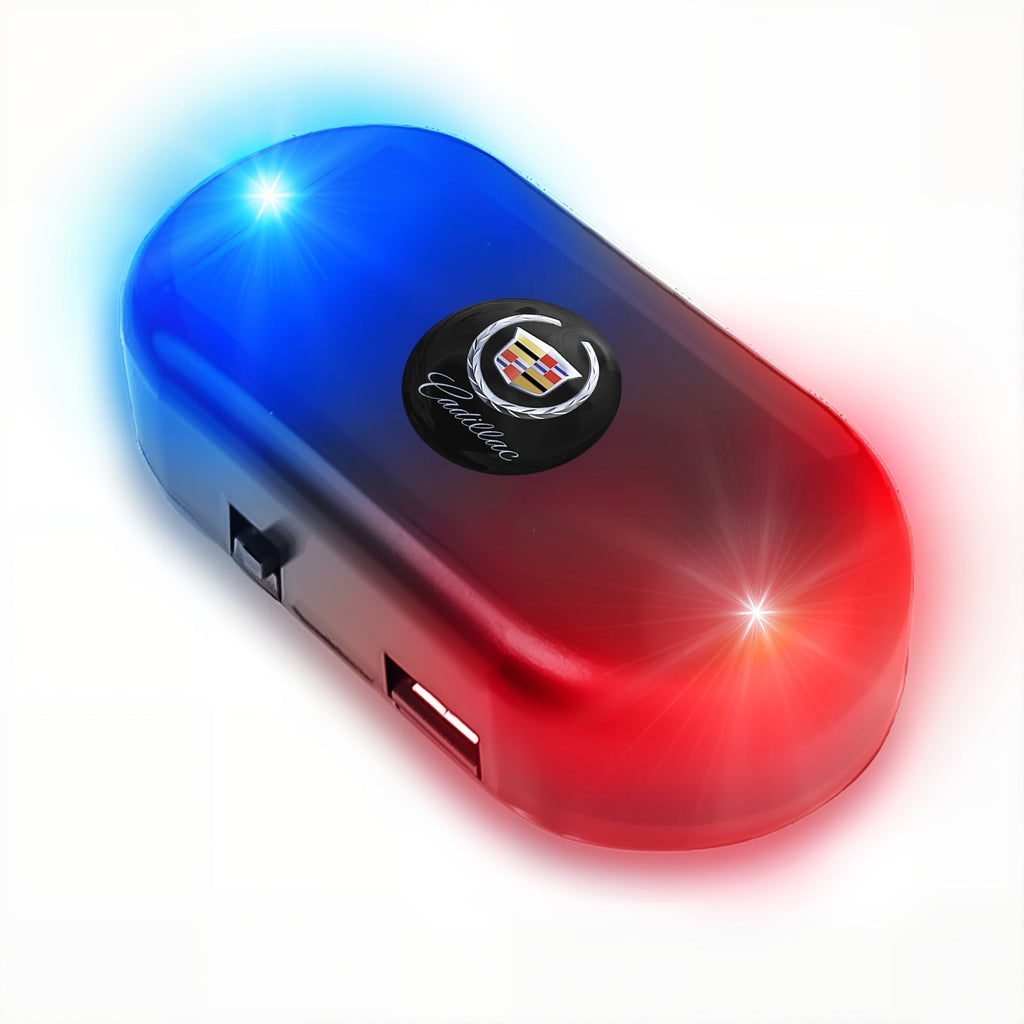 Solar-Powered Dummy Car Alarm Light