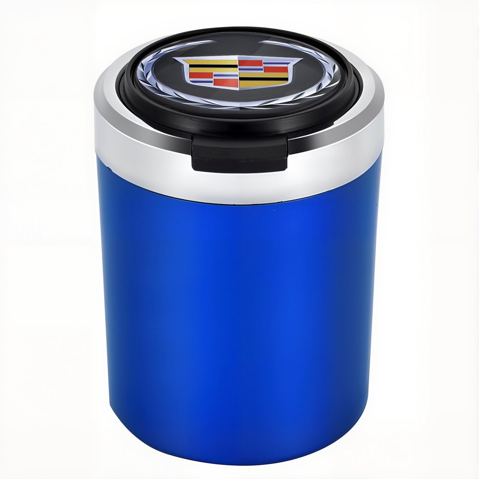 Smokeless Stainless Steel LED Car Cupholder Ashtray with Lid