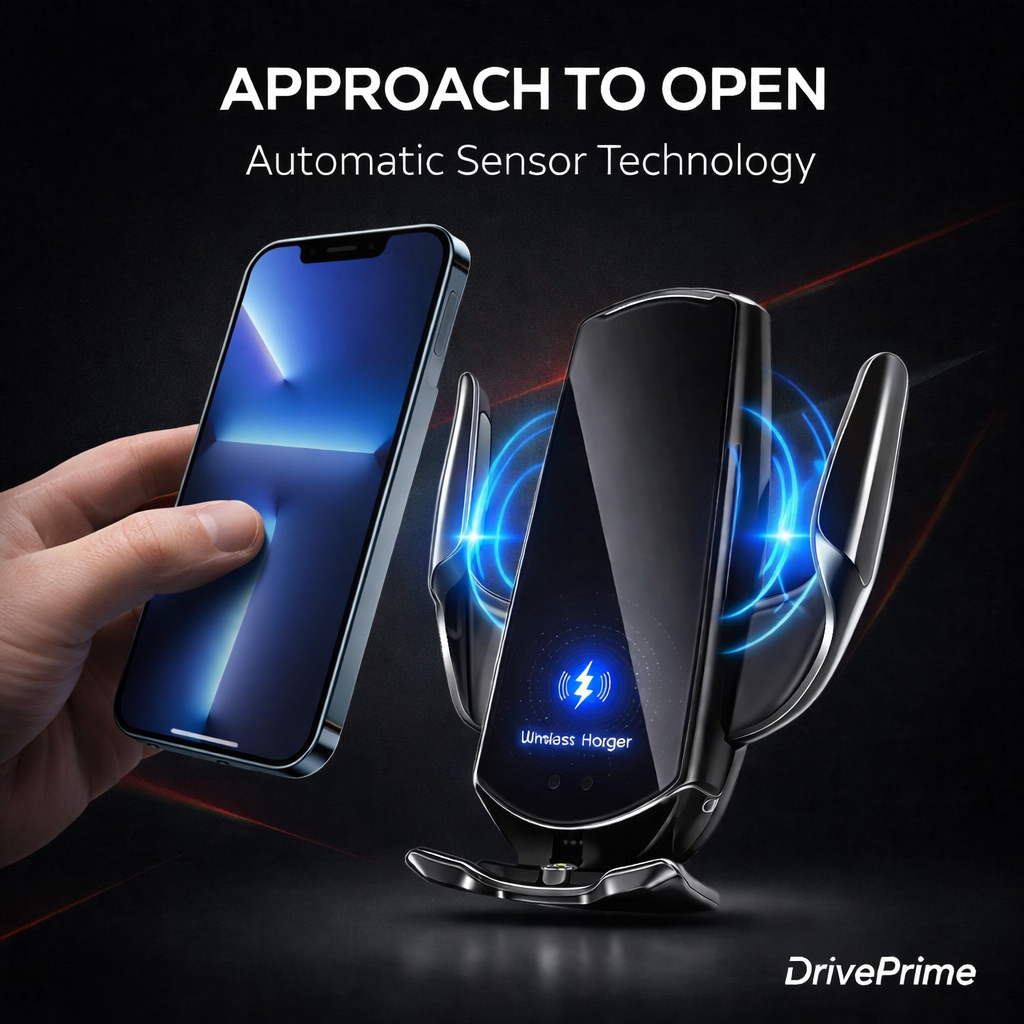 DriveSense™ Smart Holder – Automatic Sensor Wireless Charger