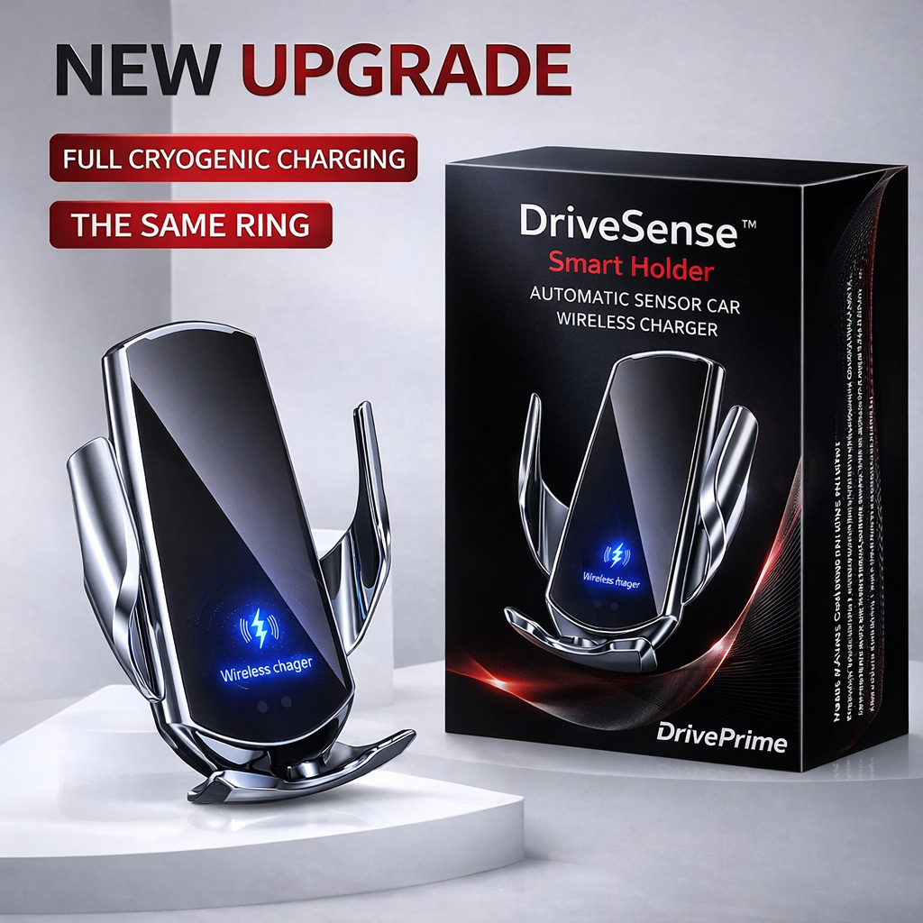 DriveSense™ Smart Holder – Automatic Sensor Wireless Charger