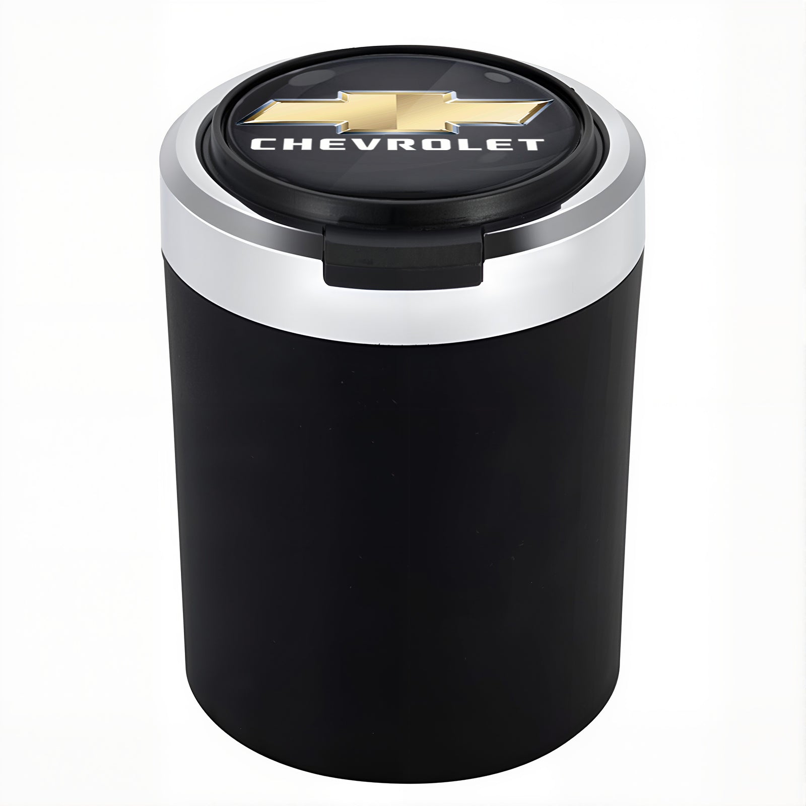 Smokeless Stainless Steel LED Car Cupholder Ashtray with Lid