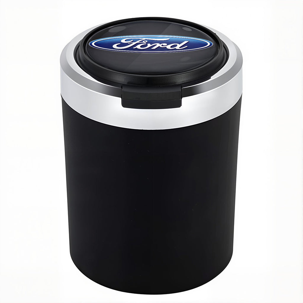 Smokeless Stainless Steel LED Car Cupholder Ashtray with Lid