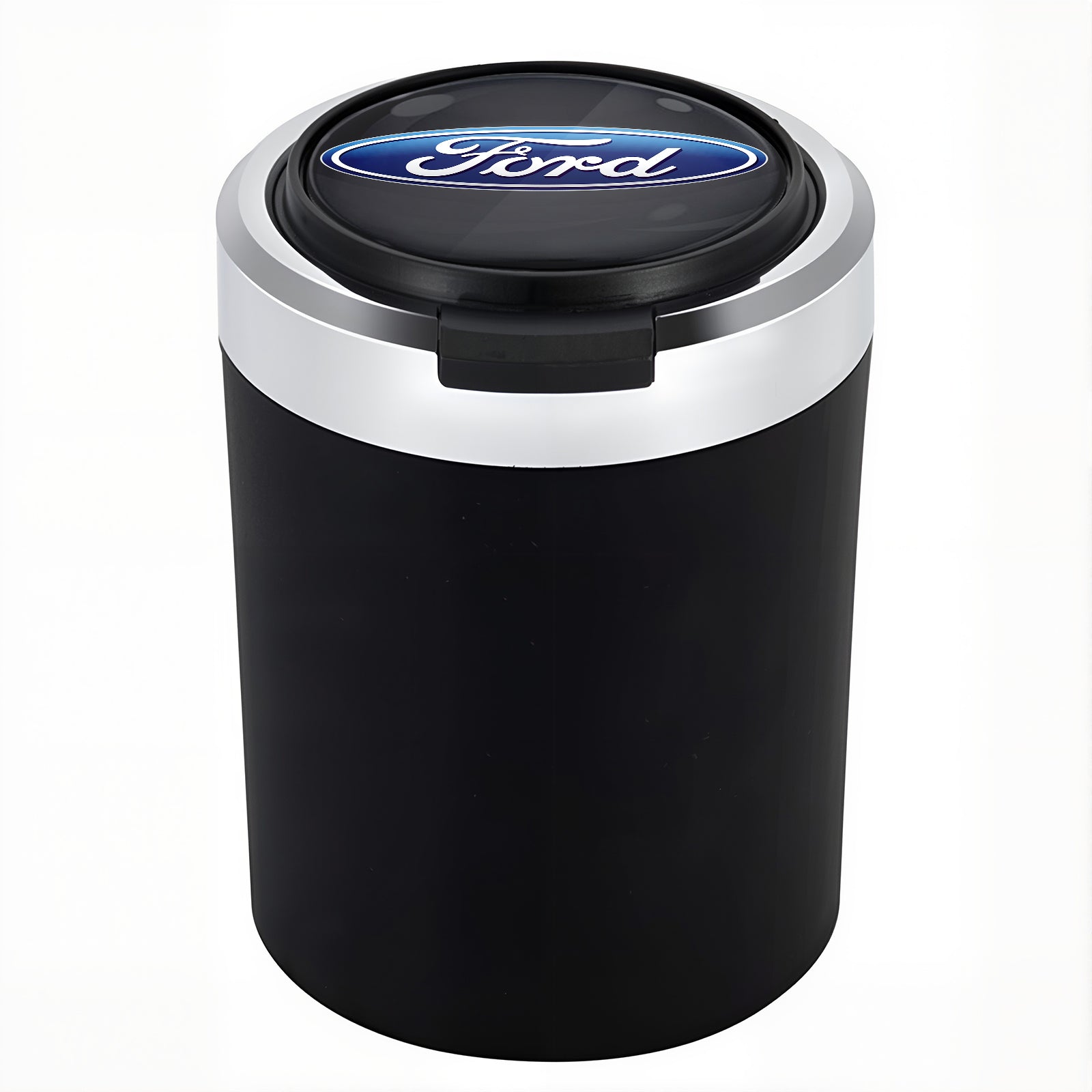 Smokeless Stainless Steel LED Car Cupholder Ashtray with Lid