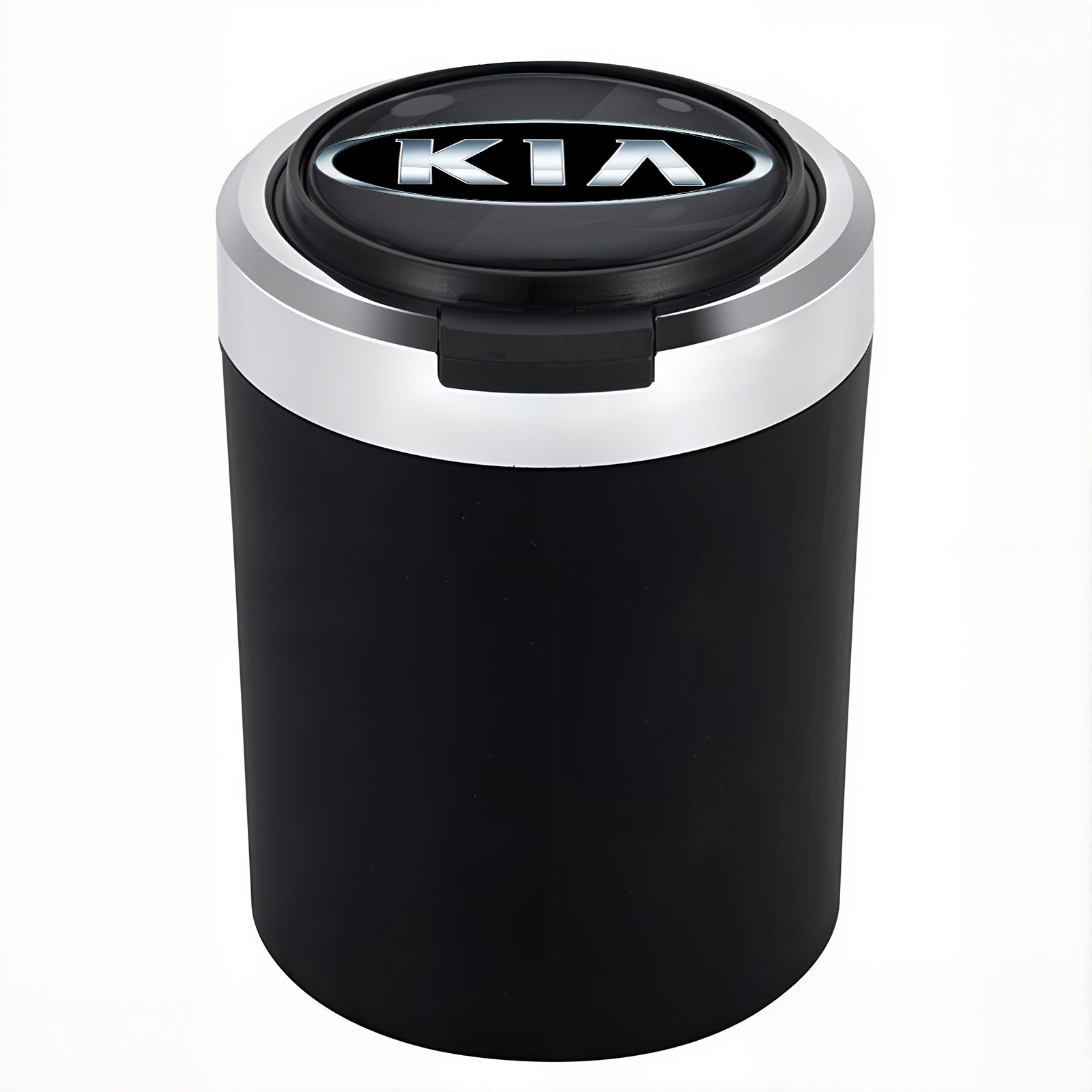 Smokeless Stainless Steel LED Car Cupholder Ashtray with Lid